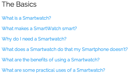 smartwatch faqs