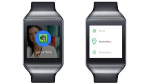 Evernote app on Android Wear