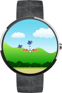 Birdie Wear Android Wear smartwatch games on Moto 360