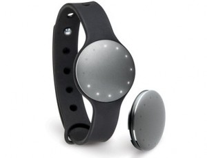 Misfit Shine standalone and with wrist band waterproof fitness trackers