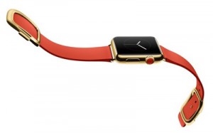 Apple Watch Edition bright red modern buckle