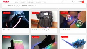 Maker Faire DIY Projects portal