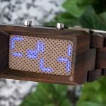 Kisai  Sequence Wood Link LED Smartwatch
