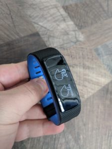 iWOWNfit i6HRC front with blue band